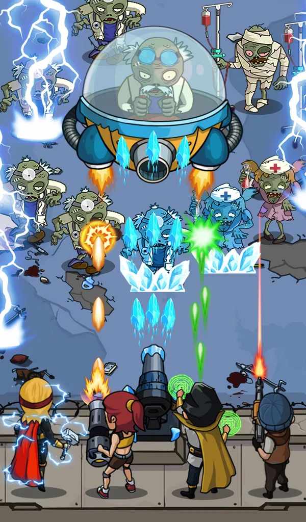 Game Zombie War Idle Defense Game